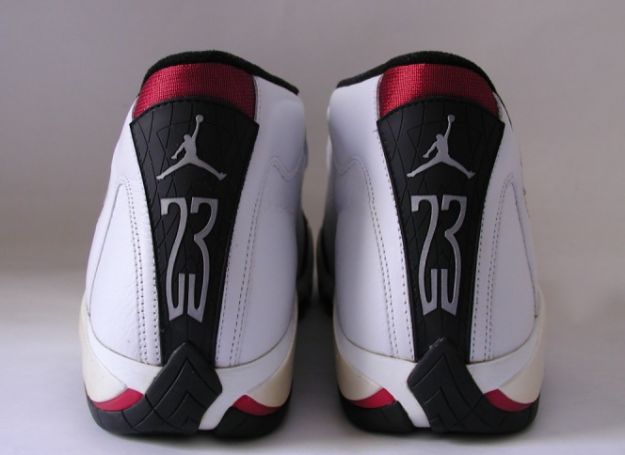 Cheap Air Jordan Shoes 14 Original White Black Varsity Red