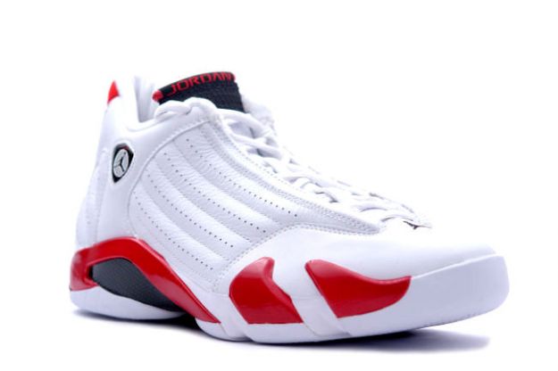 Cheap Air Jordan Shoes 14 Retro White Black Varsity Red
