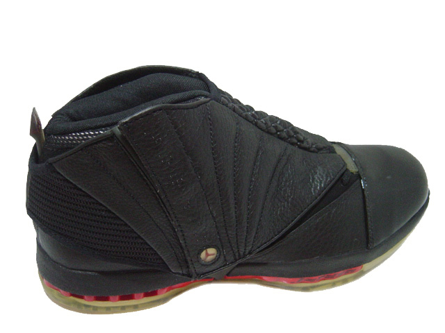 Cheap Air Jordan Shoes 16 Black Varsity Red - Click Image to Close