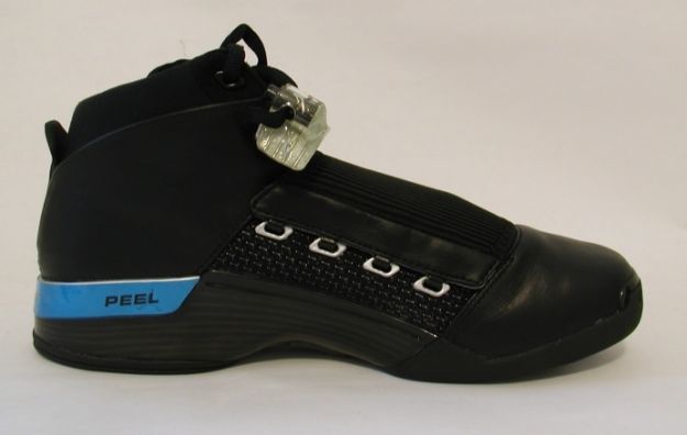 Cheap Air Jordan Shoes 17 Original Black Metallic Silver - Click Image to Close