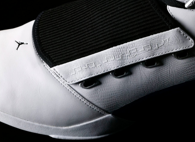 Cheap Air Jordan Shoes 17 Original White Vollege Blue Black - Click Image to Close