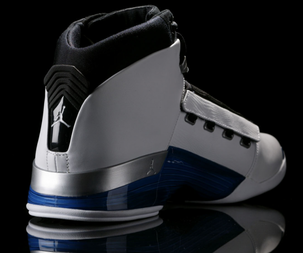 Cheap Air Jordan Shoes 17 Original White Vollege Blue Black
