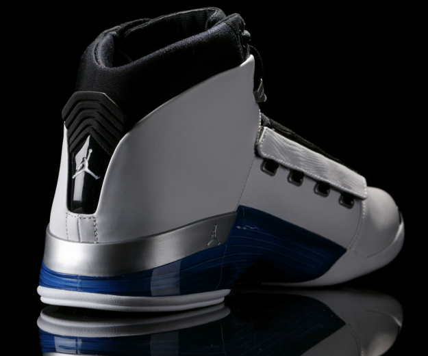 Cheap Air Jordan Shoes 17 Original White Vollege Blue Black - Click Image to Close