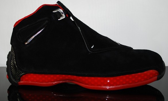 Cheap Air Jordan Shoes 18 Black Varsity Red Countdown Package - Click Image to Close