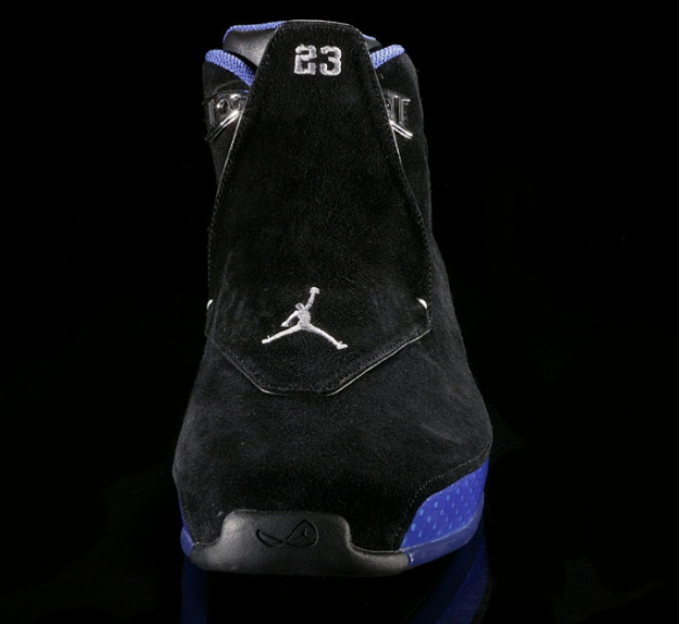 Cheap Air Jordan Shoes 18 Original Black Royal Blue - Click Image to Close