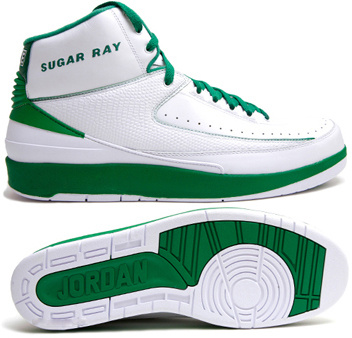 Cheap Air Jordan 2 Shoes White Green Chrome