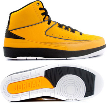 Cheap Air Jordan 2 Shoes Yellow Chrome