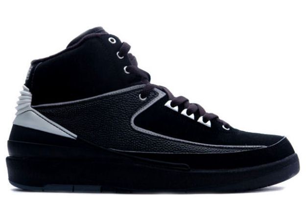 Cheap Air Jordan 2 Shoes Retro Black Chrome