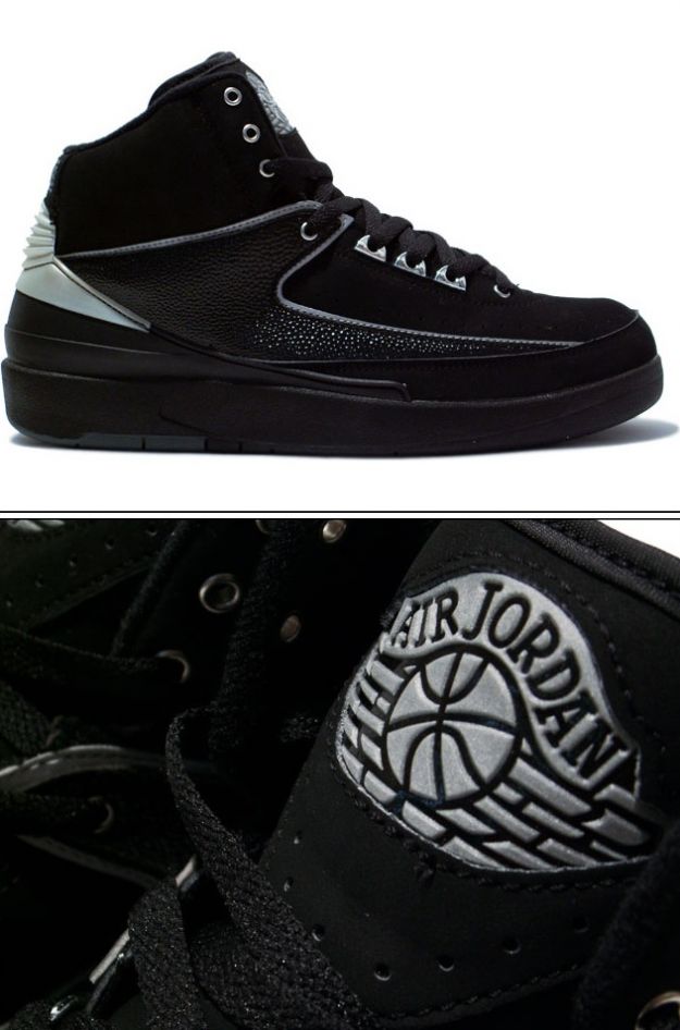 Cheap Air Jordan 2 Shoes Retro Black Chrome - Click Image to Close