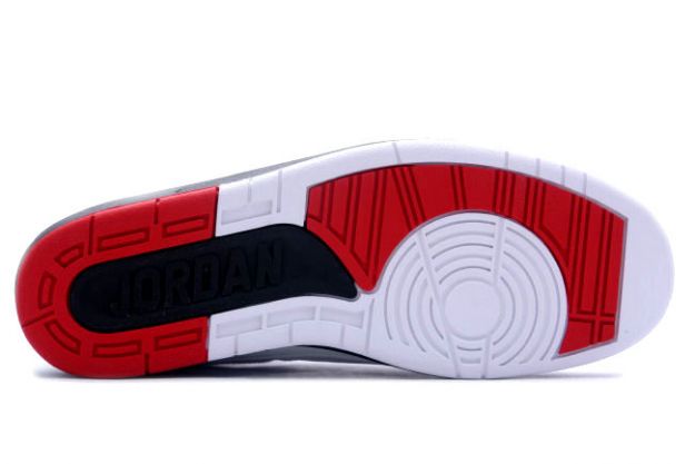 Cheap Air Jordan 2 Shoes Retro White Varsity Red Black