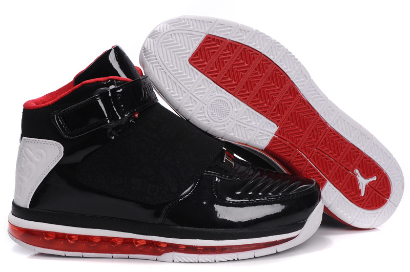 Cheap Air Jordan 2011 XXVI Retro Black Red White Shoes - Click Image to Close