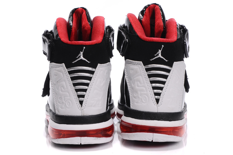 Cheap Air Jordan 2011 XXVI Retro Black Red White Shoes - Click Image to Close