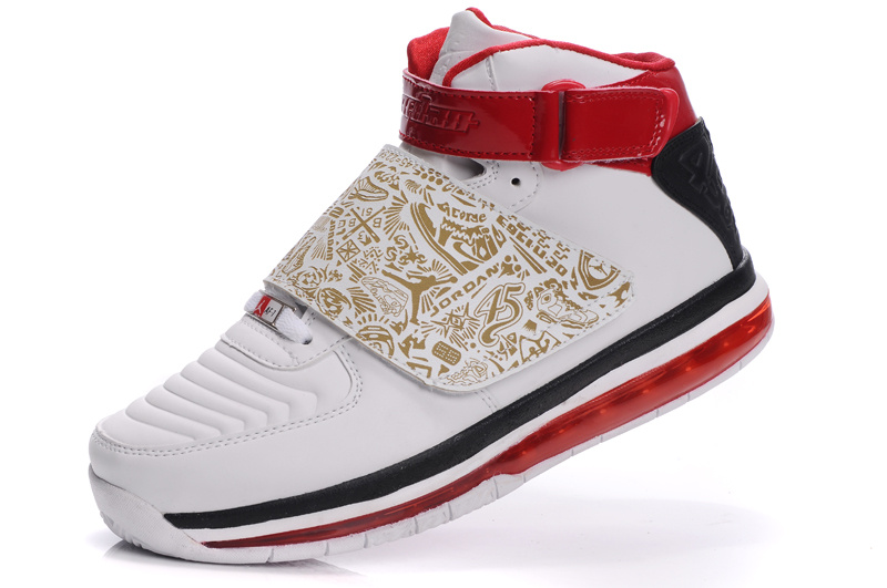 Cheap Air Jordan 2011 XXVI Retro Red White Black Glod Shoes