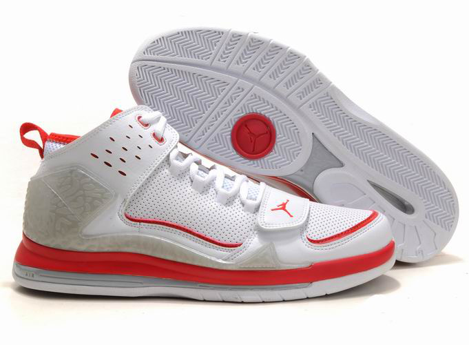Cheap Air Jordan 2011 XXVI Retro White Red Shoes - Click Image to Close