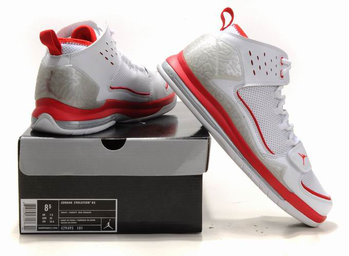 Cheap Air Jordan 2011 XXVI Retro White Red Shoes - Click Image to Close