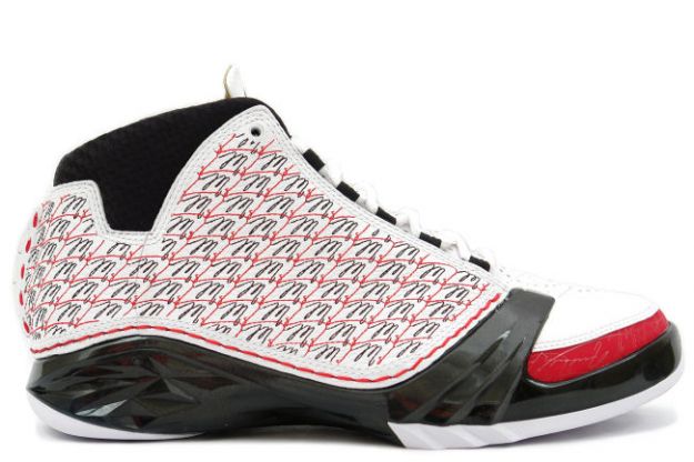 Cheap Air Jordan Shoes 23 All Stars Shite Black Varsity Red - Click Image to Close