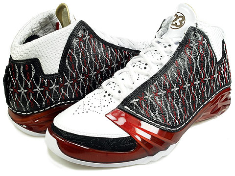 Cheap Air Jordan Shoes 23 Black Varsity Red White