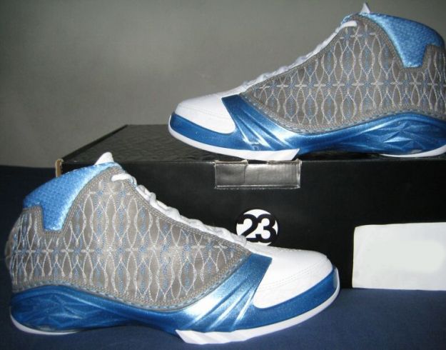 Cheap Air Jordan Shoes 23 Premier White Titanium University Blue