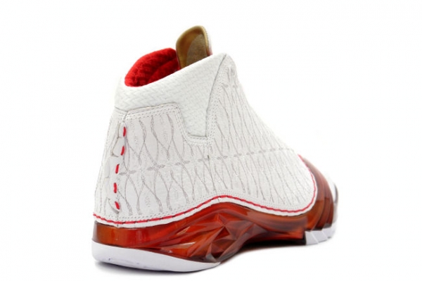 Cheap Air Jordan Shoes 23 White Varsity Red Metallic Silver - Click Image to Close
