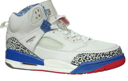 Cheap Air Jordan Shoes 3.5 White Blue Red