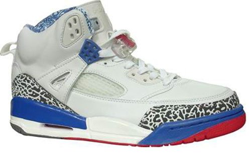 Cheap Air Jordan Shoes 3.5 White Blue Red - Click Image to Close