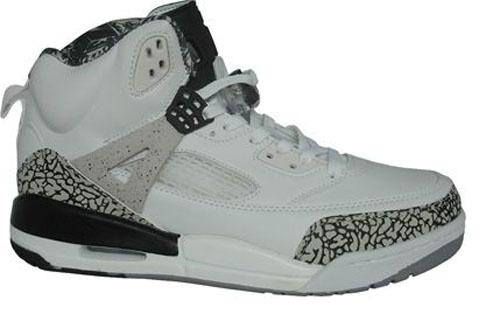 Cheap Air Jordan Shoes 3.5 White Grey Black