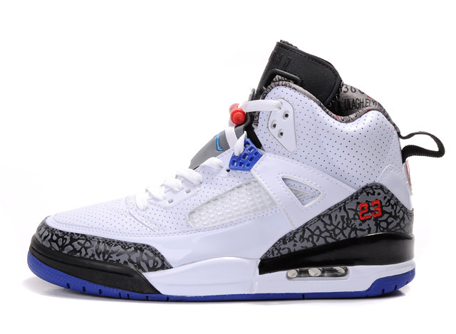 Cheap Air Jordan Shoes 3.5 White Grey Blue - Click Image to Close