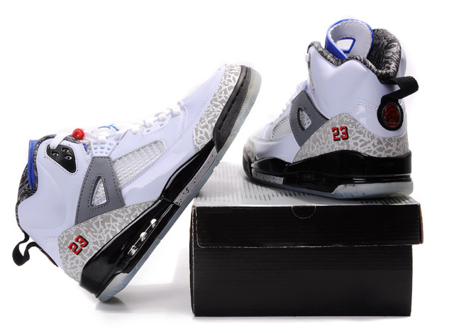 Cheap Air Jordan Shoes 3.5 White Grey Blue - Click Image to Close
