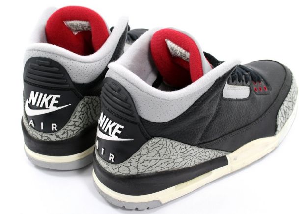 Cheap Air Jordan Shoes 3 Retro 1994 Black Cement Grey - Click Image to Close