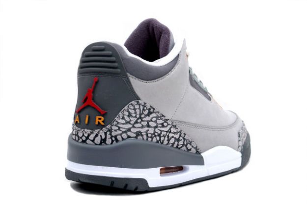 Cheap Air Jordan Shoes 3 Retro Silver Sport Red Light Graphite Orange Peel