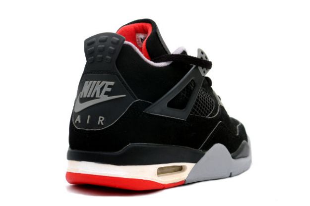 Cheap Air Jordan Shoes 4 Retro 1999 Black Cement Grey