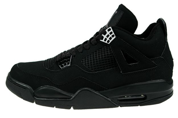 Cheap Air Jordan Shoes 4 Retro Rlack Cat Black Light Graphite