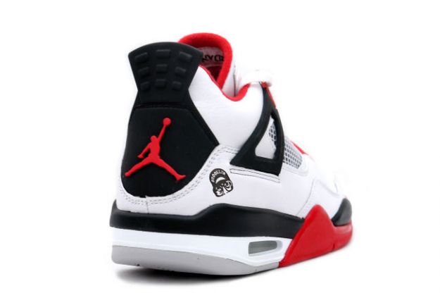 Cheap Air Jordan Shoes 4 Retro Mars Blackmon White Varsity Red Black