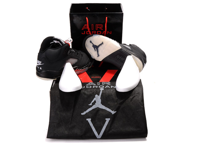 Cheap Air Jordan Shoes 5 Retro Hardcover Box Black White Red - Click Image to Close