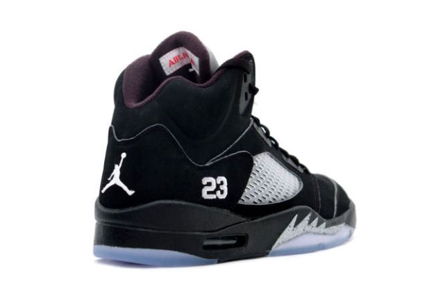 Cheap Air Jordan Shoes 5 Retro Black Black Metallic Silver - Click Image to Close