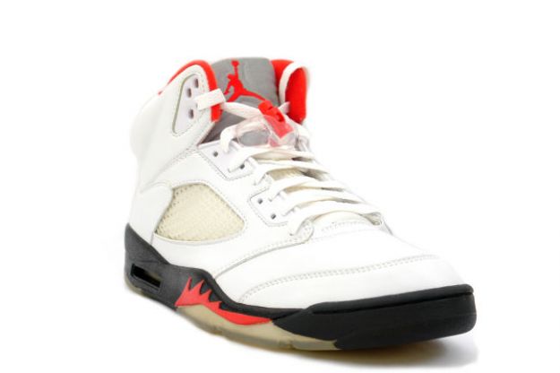 Cheap Air Jordan Shoes 5 Tetro Fire Red White Black Fire Red