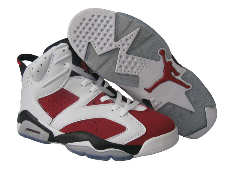 Cheap Air Jordan Shoes 6 Retro White Red Black - Click Image to Close