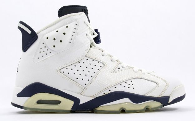 Cheap Air Jordan Shoes 6 Retro White Midnight Navy