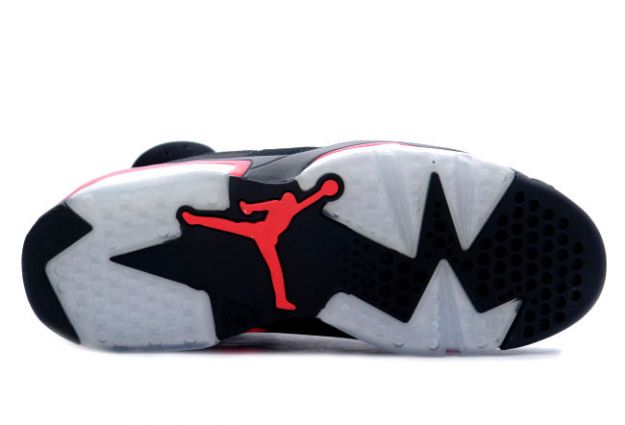 Cheap Air Jordan Shoes 6 Retro Black Deep Infrared