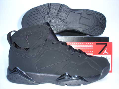 Cheap Air Jordan Shoes Retro 7 Dark Black