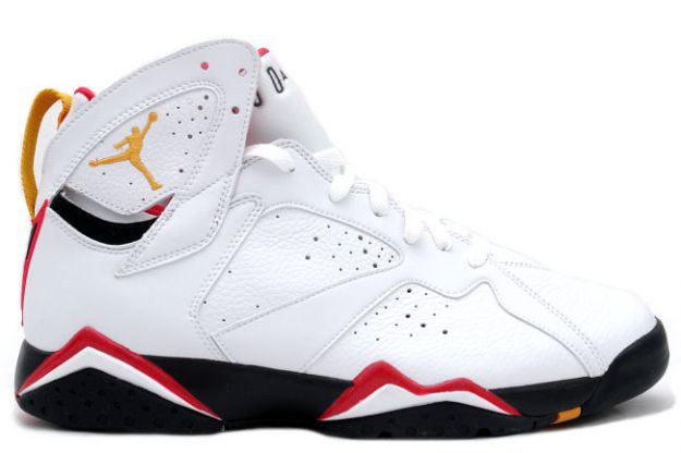 Cheap Air Jordan Shoes 7 Retro Cardinals White Black Cardinal Red Bronze - Click Image to Close