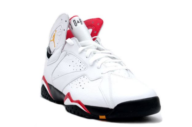 Cheap Air Jordan Shoes 7 Retro Cardinals White Black Cardinal Red Bronze