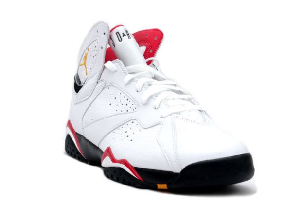 Cheap Air Jordan Shoes 7 Retro Cardinals White Black Cardinal Red Bronze - Click Image to Close