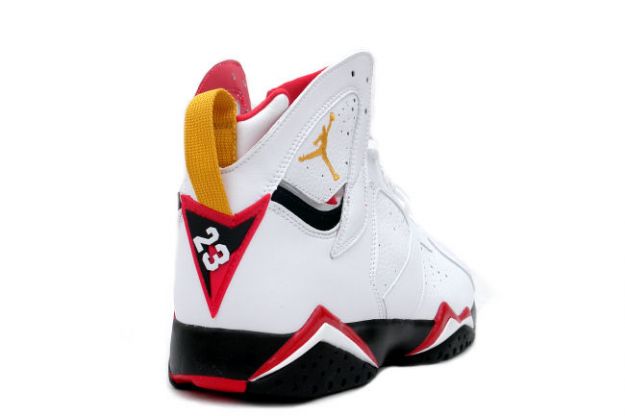 Cheap Air Jordan Shoes 7 Retro Cardinals White Black Cardinal Red Bronze