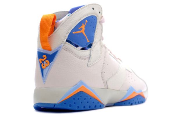 Cheap Air Jordan Shoes 7 Retro Pearl White Bright Ceramic Pacific Blue