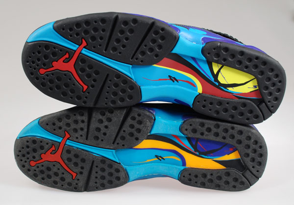 Cheap Air Jordan Shoes 8 Aqua Detailed Look