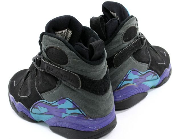 Cheap Air Jordan Shoes 8 Original Aquas Black Bright Concord Aqua Tone - Click Image to Close