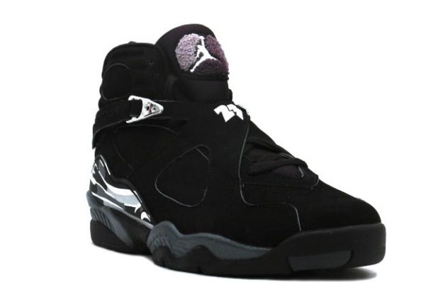 Cheap Air Jordan Shoes 8 Retro Black Chrome