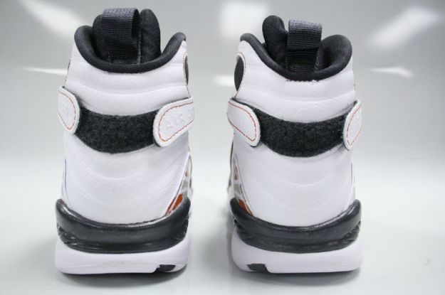 Cheap Air Jordan Shoes 8 Retro White Anthracite Dark Orange - Click Image to Close