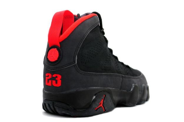 Cheap Air Jordan Shoes 9 Original Black Dark Charcoal Rrue Red - Click Image to Close